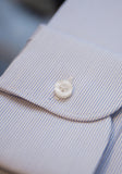 Frank Stella Blue Stripe Slim Fit Dress Shirt - Frank Stella Clothiers